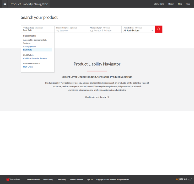 LexisNexis Product Liability Navigator